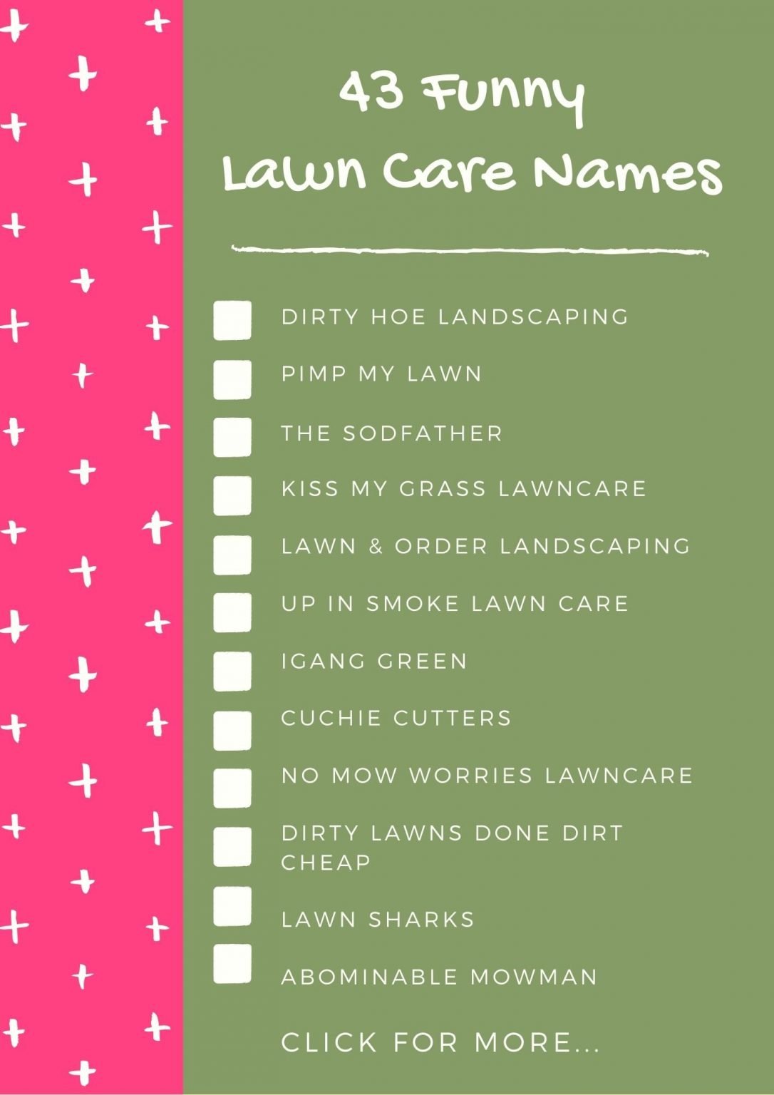 Funny Lawn Business Names